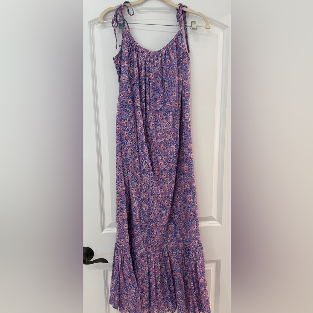 Emerson Fry Purple Floral Maxi Skirt